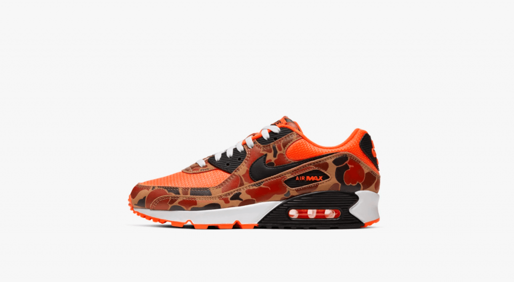 Nike Air Max 90 Orange Duck Camo