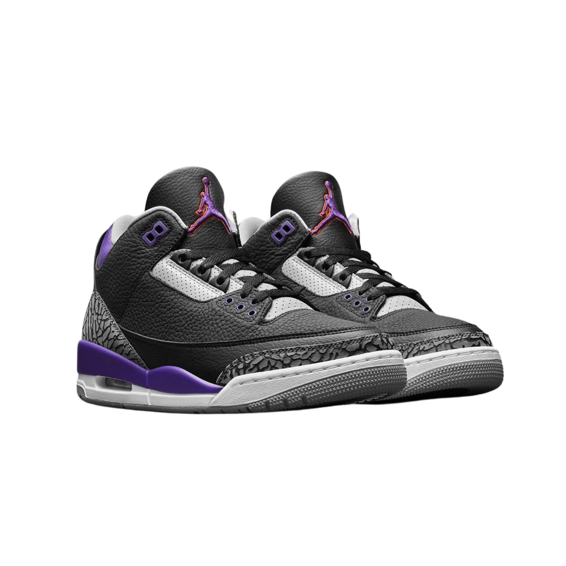 Nike Air Jordan 3 Black Court Purple-2