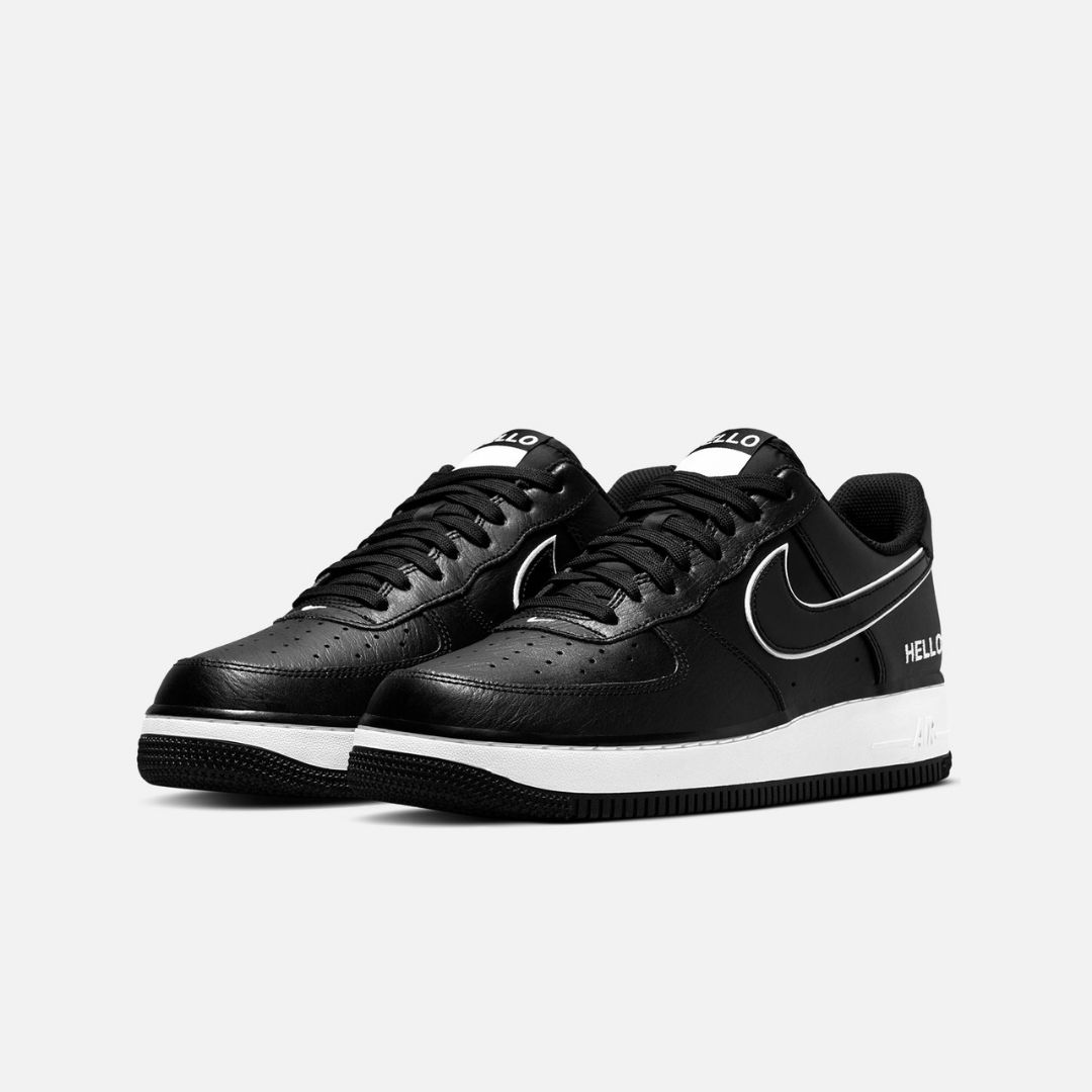Nike Air Force 1 Hello Black-2