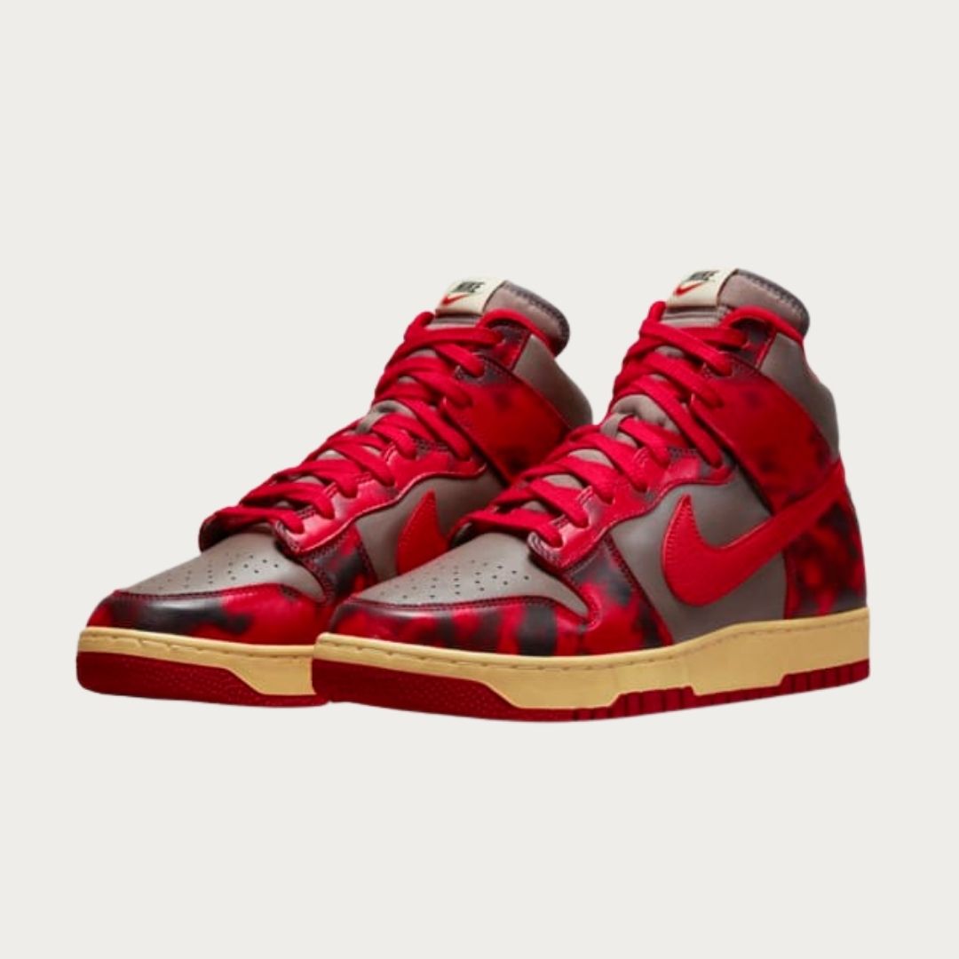 Nike Dunk High 1985 Red Acid Wash-2