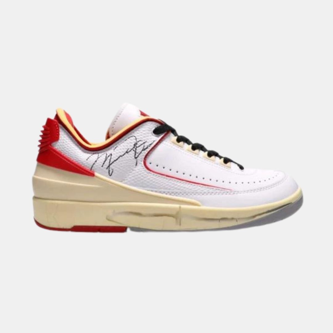 Nike x Off-White x Air Jordan 2 Low “White Red” DJ4375-106