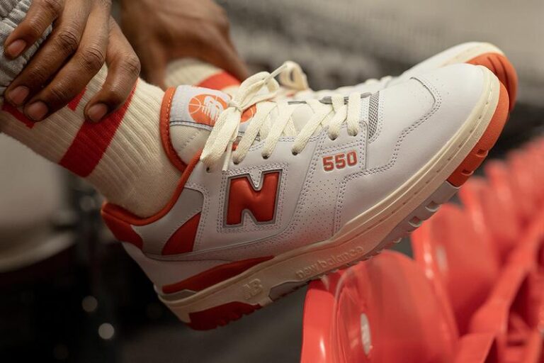 new balance 550 orange