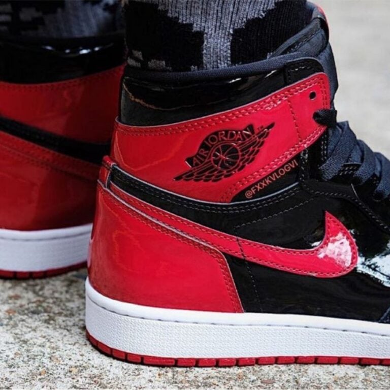 Nike Jordan 1 High Patent Bred 555088-063