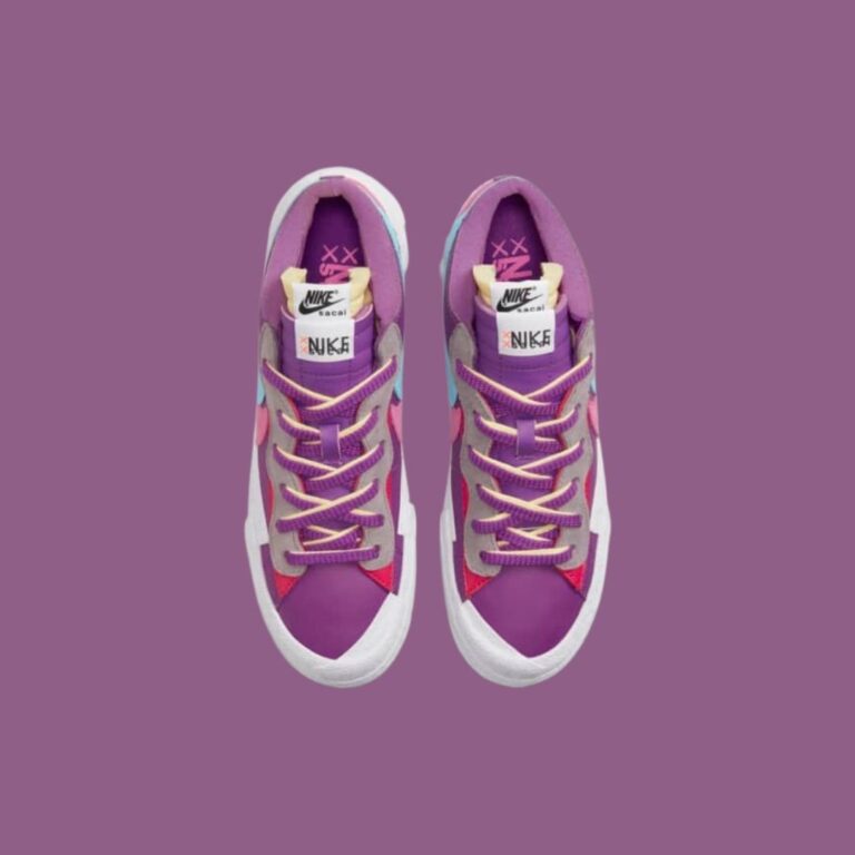 KAWS x sacai x Nike Blazer Low “Purple Dusk” DM7901-500