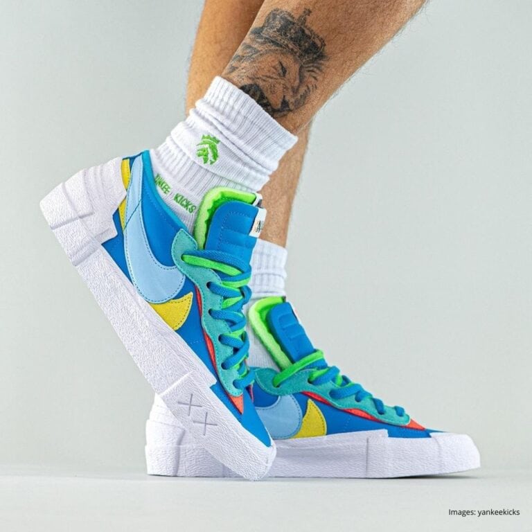 Kaws x Sacai x Nike Blazer Low ”Neptune Blue”