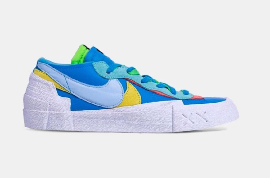 Kaws x Sacai x Nike Blazer Low ”Neptune Blue”