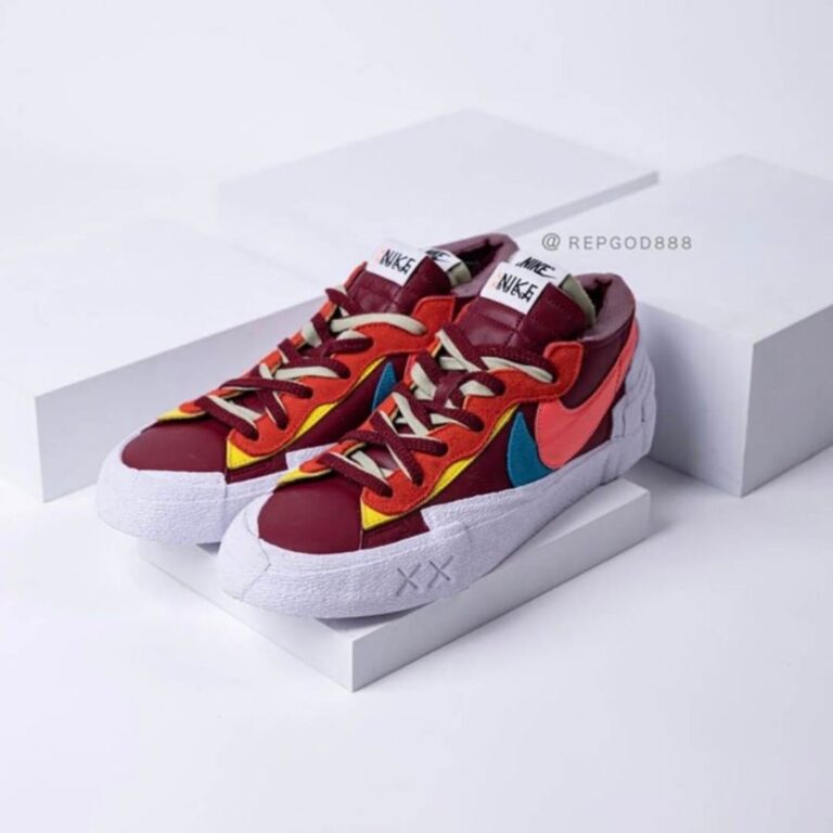 Kaws x Sacai x Nike Blazer Low “Team Red” DM7901-600