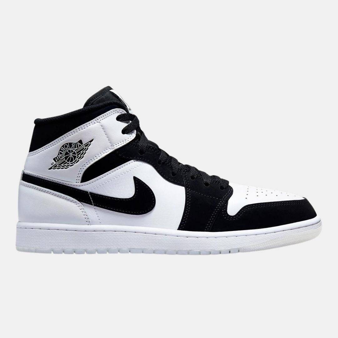 Air Jordan 1 Mid “White Black Diamond” DH6933-100