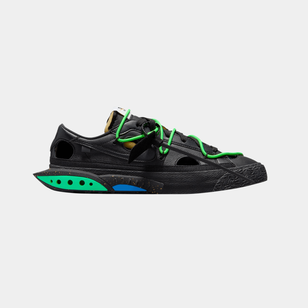 Off-White x Nike Blazer Low “Black/Green” DH7863-001
