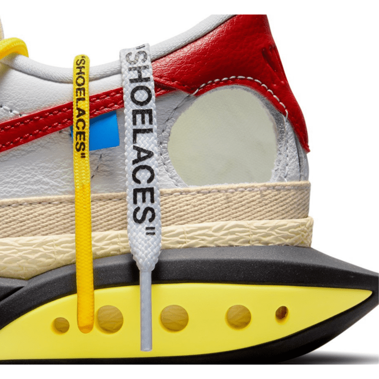 Off-White x Nike Blazer Low “White/University Red” DH7863-100