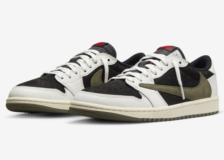Travis Scott x Air Jordan 1 Low OG SP WMNS “Olive” DZ4137-106