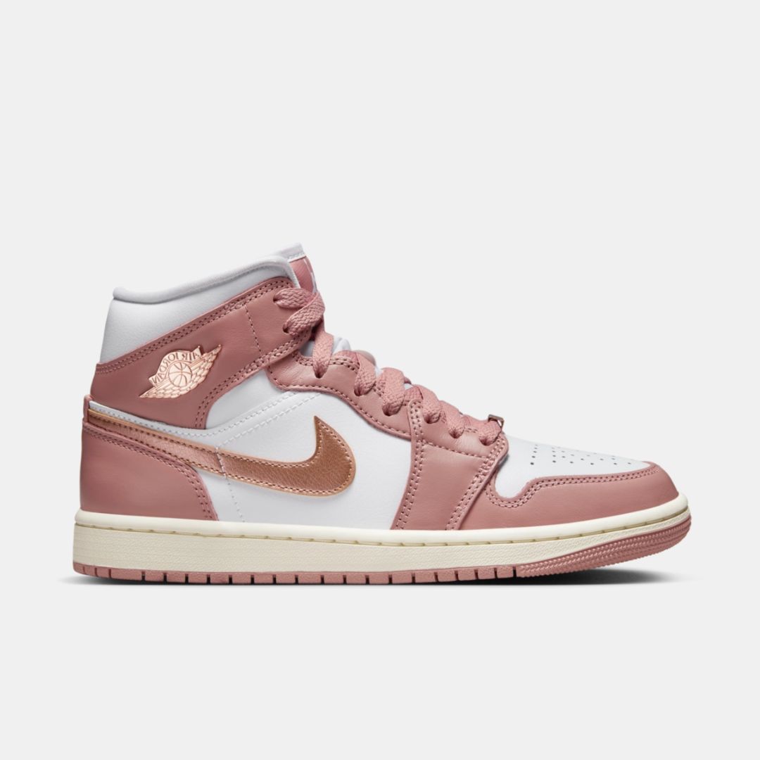 Air Jordan 1 Mid SE WMNS ‘Red Stardust’ FB9892-670