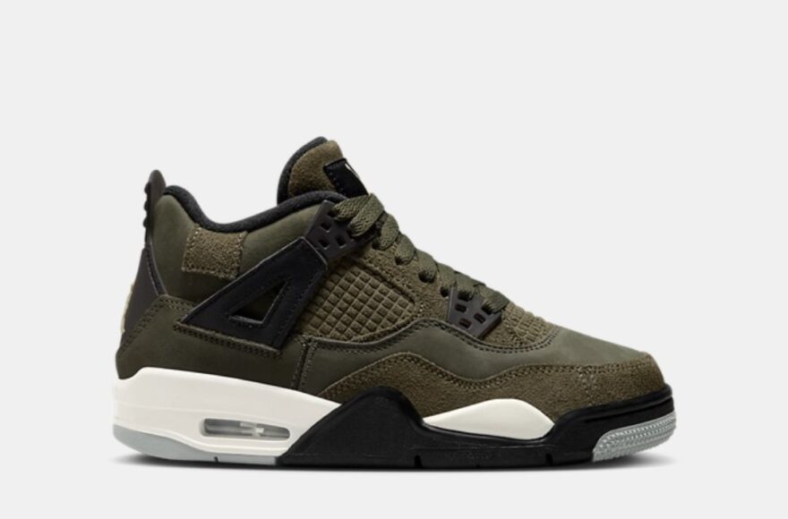 Air Jordan 4 Retro GS "Medium Olive"