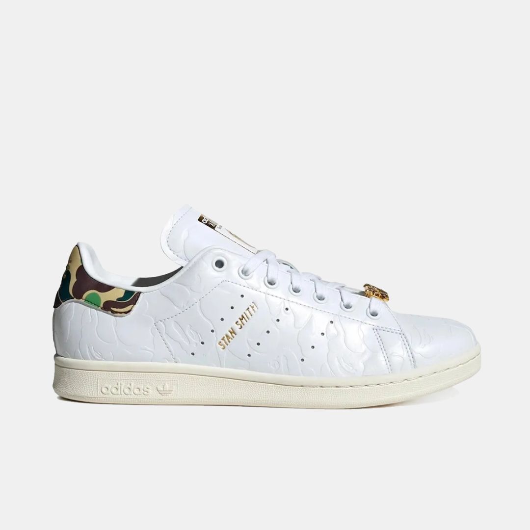 BAPE x adidas Stan Smith “30th Anniversary White” IG1115