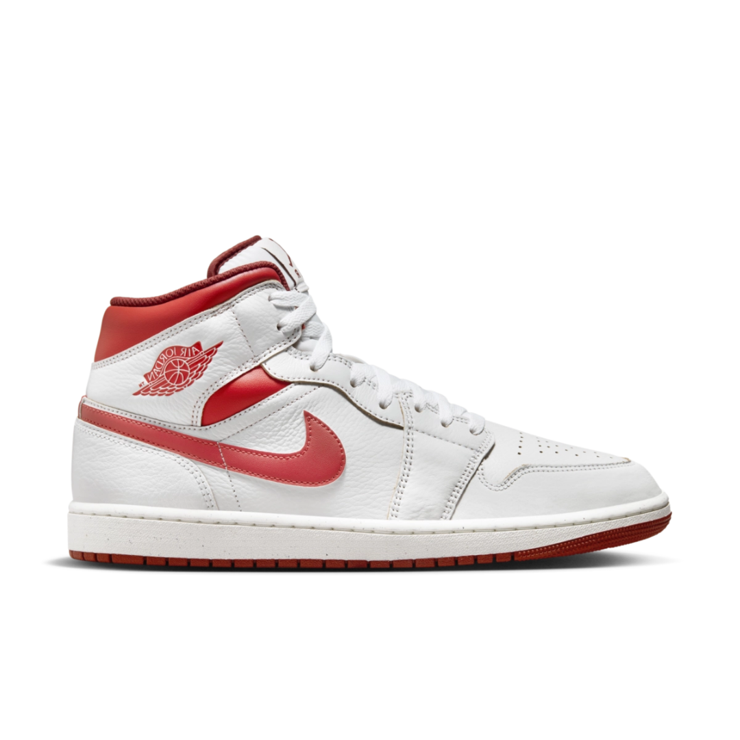Air Jordan 1 Mid SE ‘White Dune Red’ FJ3458-160