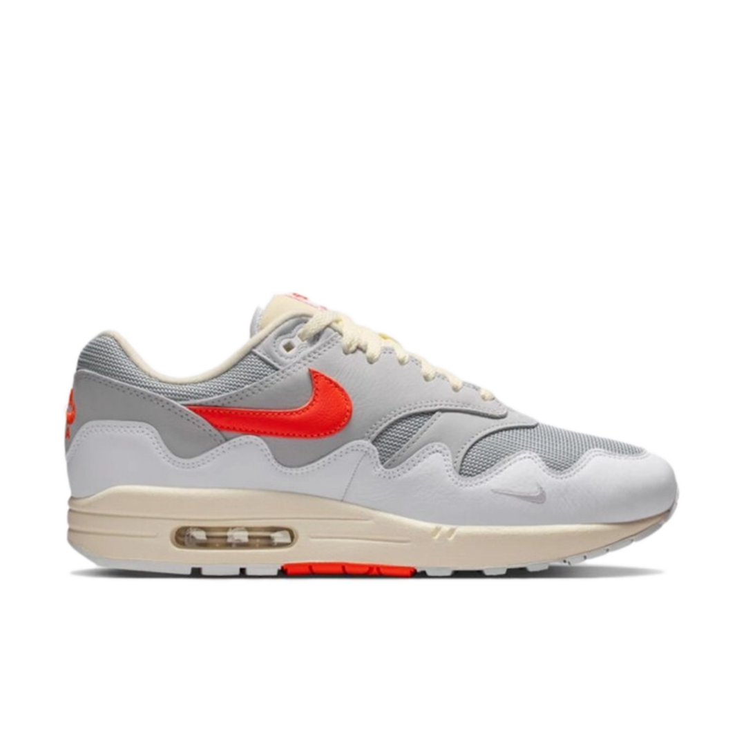 Patta x Nike Air Max 1 ’87 ‘White & Hyper Crimson’ II7055-100