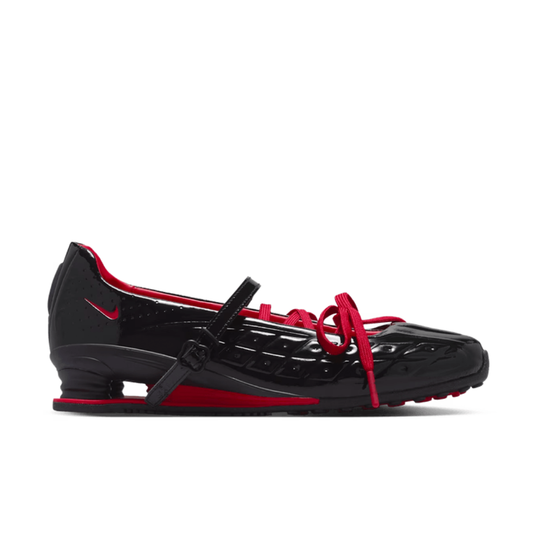 LABELHOOD x Nike Shox Z Calistra WMNS ‘Black & University Red’ IW7881-001
