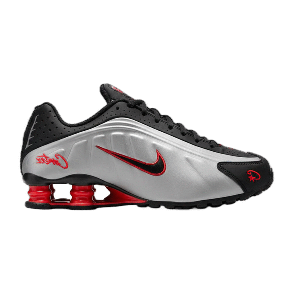 Corteiz x Nike Shox R419 Metallic Silver IQ9951-001
