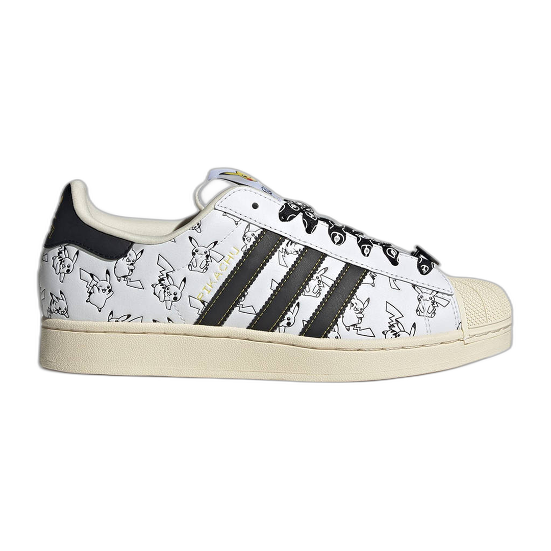 Pokémon x adidas Superstar Pikachu White Black KI2857