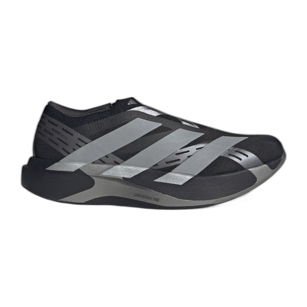 adidas Adizero Evo SL Laceless Black Silver Metallic KI2648