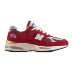 New Balance 991v2 Made in UK 'Karanda Red' - Vintage Sports Pack U991RS2
