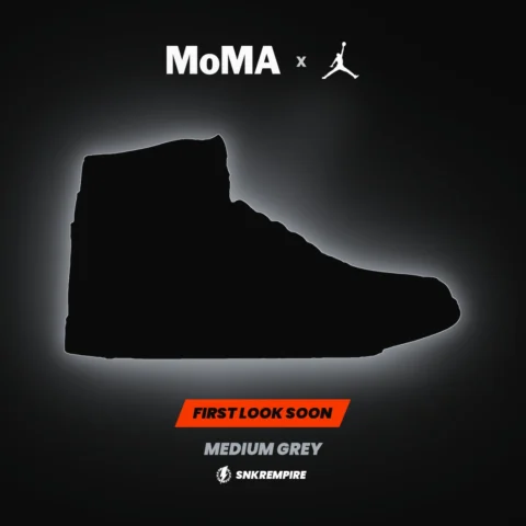 MoMA x Air Jordan 1 High OG ‘Medium Grey’ JF3014-001