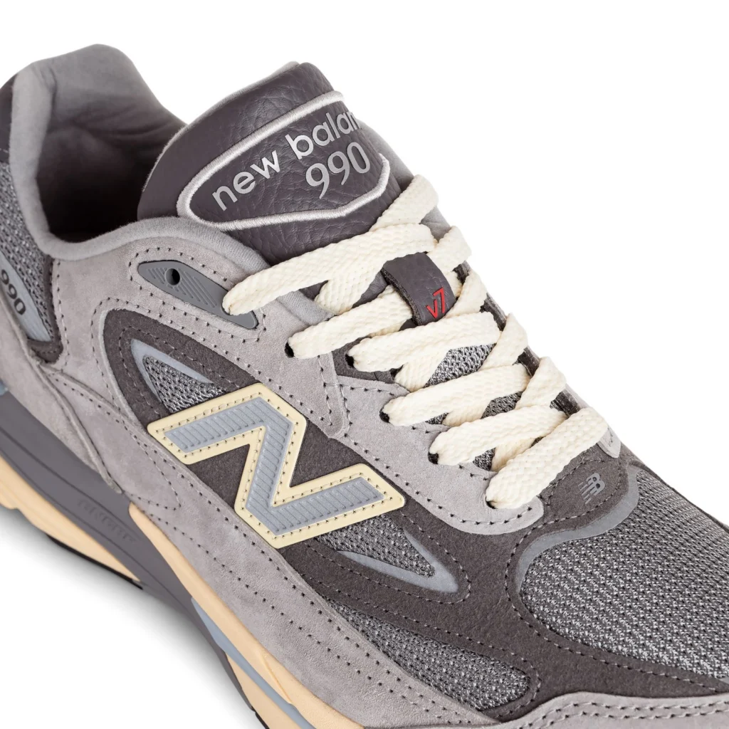 New Balance 990v7 Made in USA Kool Grey U990GR7 detail