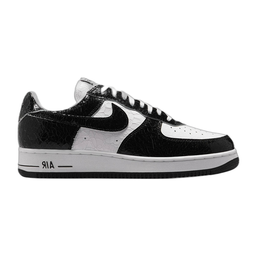 Nike Air Force 1 ’01 Cracked Leather Pack Black White JA0248-300