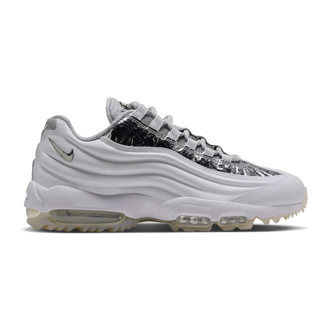 Nike Air Max 95 Golf ‘White & Metallic Silver’ IQ3467-100