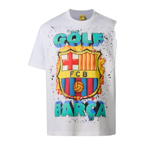 GOLF WANG x Nike FC Barcelona FCB Quake T-Shirt ‘White’ JU6799-100