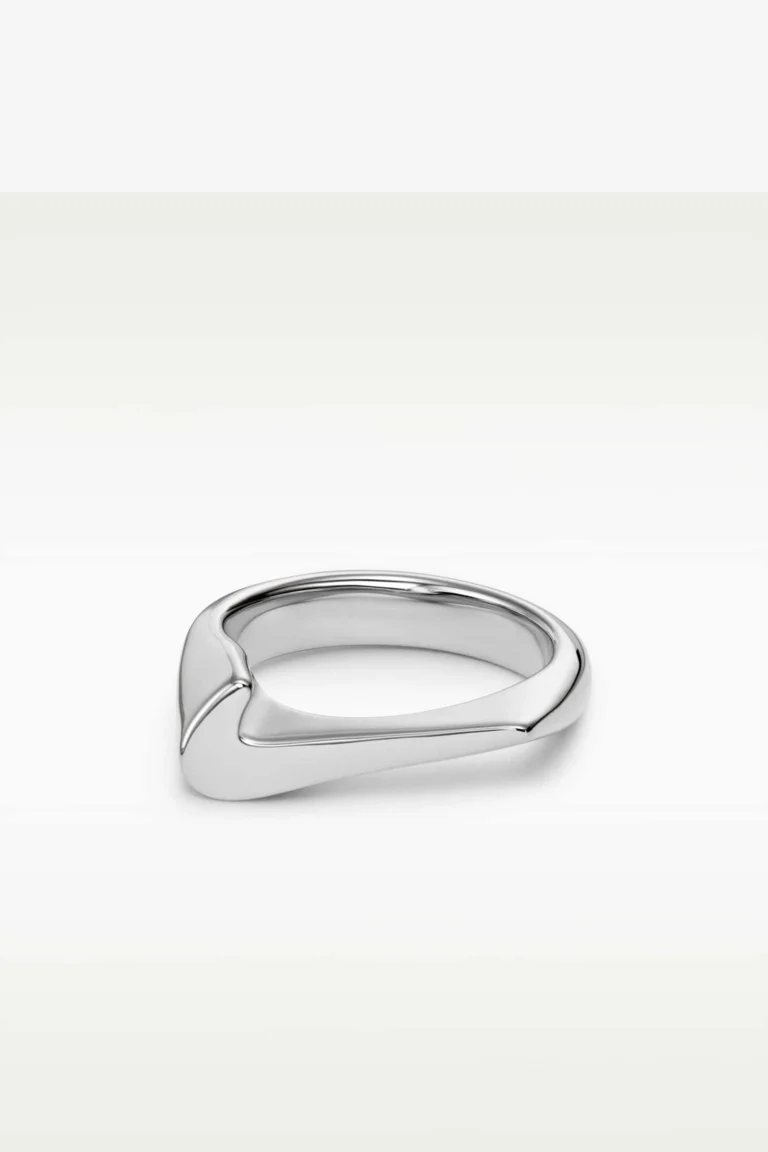 Nike Swoosh Signet Ring White Rhodium JJ1891-011