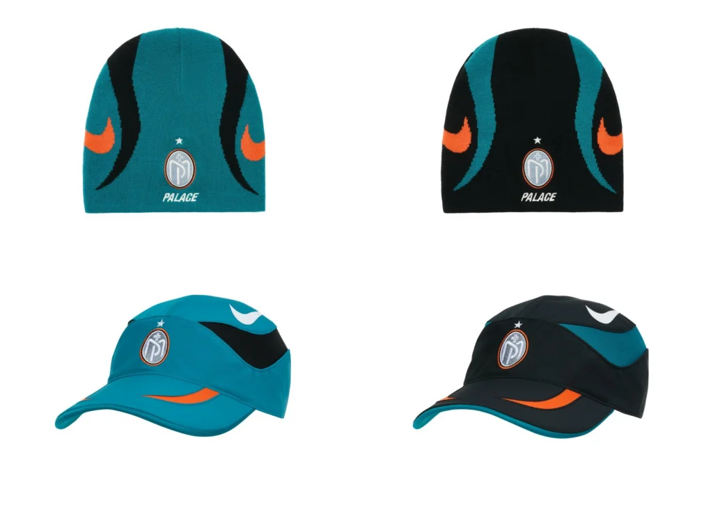 Palace x Nike Manor Place Collection Beanies and Caps