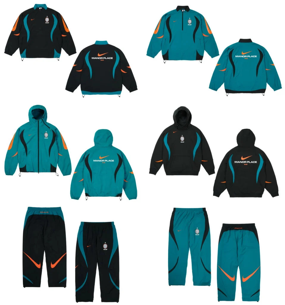 Palace x Nike Manor Place Collection Jackets and Tracksuits