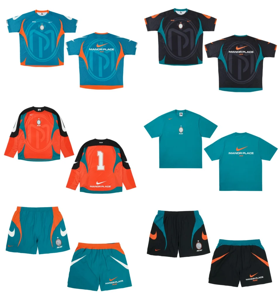 Palace x Nike Manor Place Collection Jerseys and Shorts